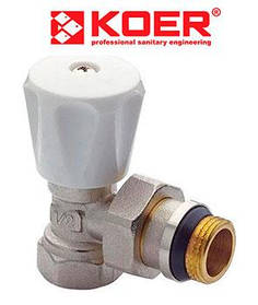 Вентиль радіаторний (KR.901-Gi) "антипротечка" 1/2"х1/2" Czech Product