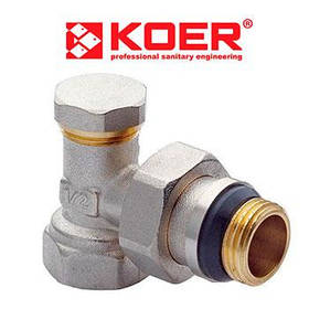 Вентиль радіаторний (KR.902-Gi) "антипротечка" 1/2"х1/2" Czech Product