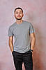 Чоловіча футболка JHK REGULAR T-SHIRT колір темно-сірий меланж (GM), фото 3
