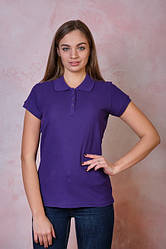 Жіноча футболка-поло JHK POLO REGULAR LADY колір фіолетовий (PU)