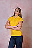 Жіноча футболка-поло JHK POLO REGULAR LADY колір жовтий (SY), фото 3