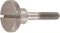 DIN 465 : гвинт натискний високий з прямим шліцом, нержавіюча сталь А2 (AISI 304)