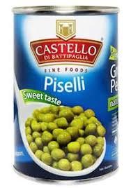 Зелений горошок Castello Green  ⁇  Peas 400 г Італія