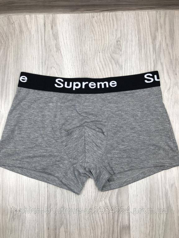 Купить Трусы Supreme | Мужские серые трусы Суприм, цена 123 грн — Prom ...
