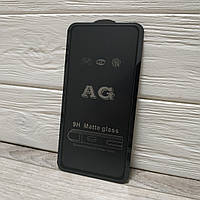 Матове захисне скло для Xiaomi Mi 9T Pro чорне 9H на весь екран клей на всій поверхні