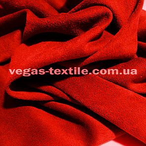 Тканина Замша щільна стрейч Червоний