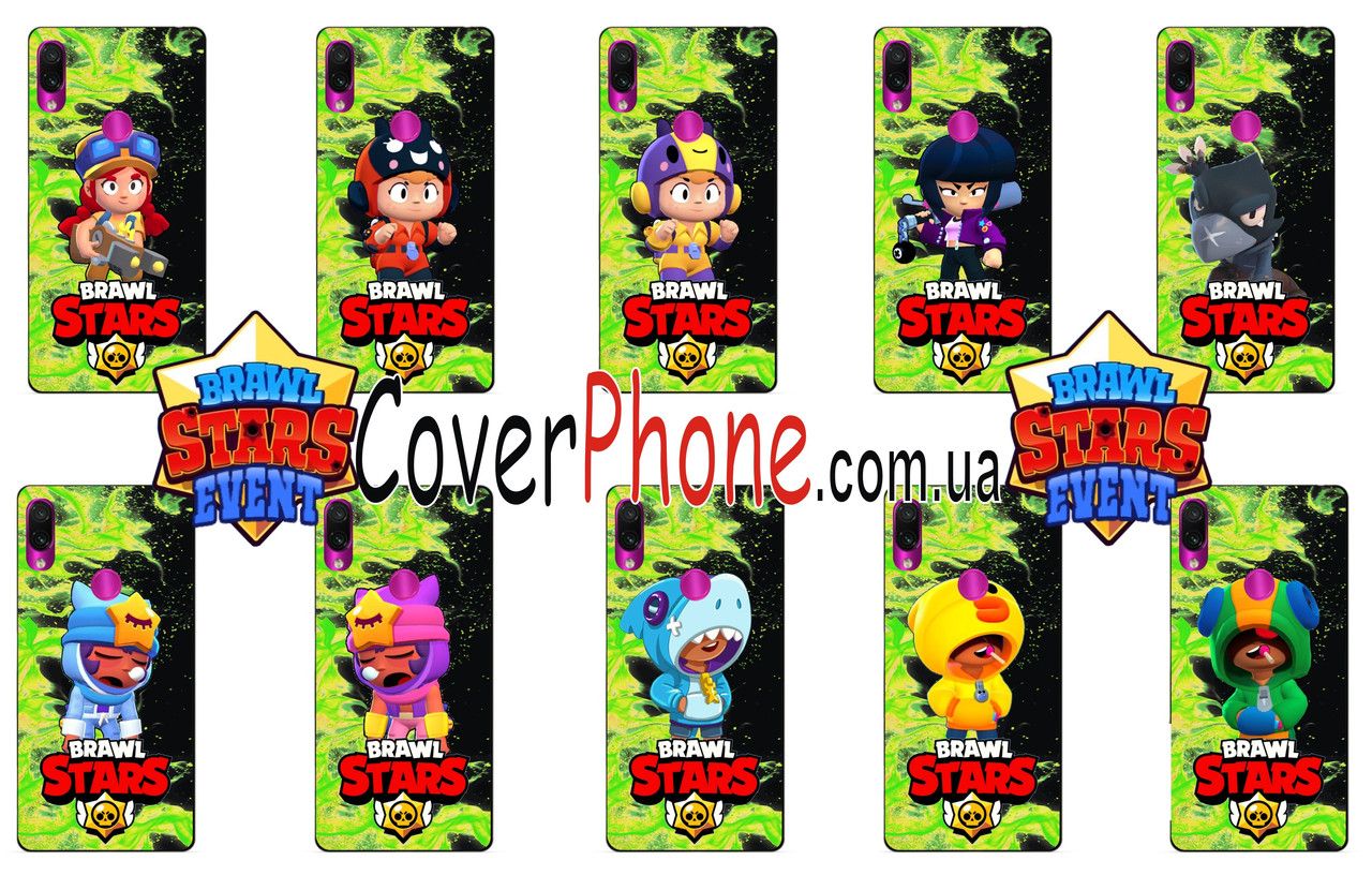 Силіконовий бампер чохол для Oppo A58 з Героєм Бравл Силова ліга Нокаут