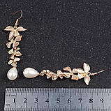Новинка. Сережки "Золота орхідея", фото 2