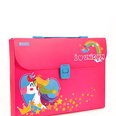 Портфель пласт A4 491443 Magic Unicorn YES