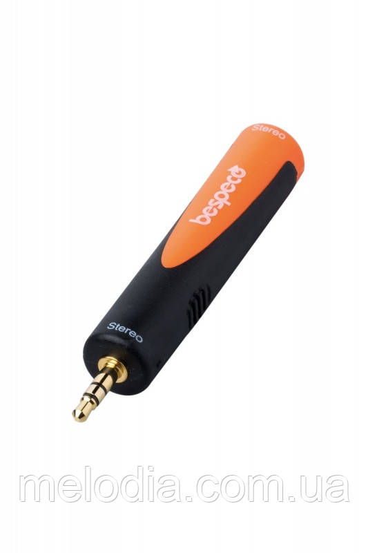Перехідник Bespeco SLAD140 TRS Jack 1/4" (6.35mm) мама на TRS Jack 1/4" (3.5 mm) папа (стерео)
