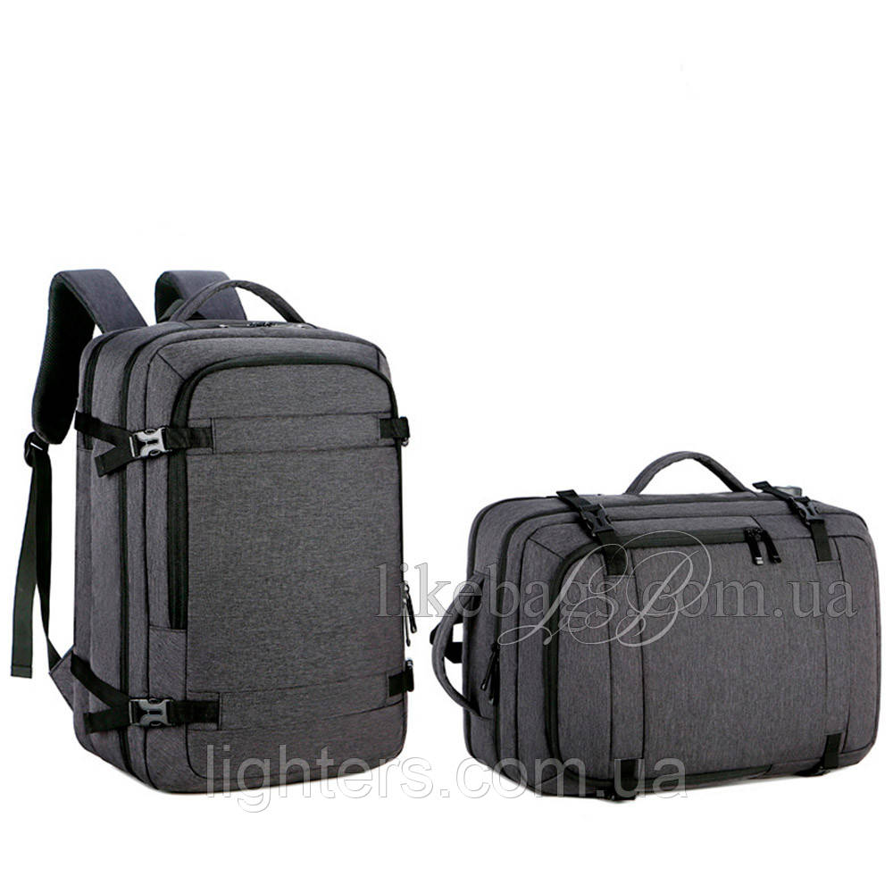 Сумка-рюкзак Meinaili трансформер чорний 501907B