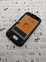 Дисплей Samsung S6102 модуль черный Сервисный оригинал с разборки