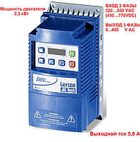 Частотный преобразователь Lenze ESV222N04TXB 2,2 кВт / вход 3ф / выход 3ф