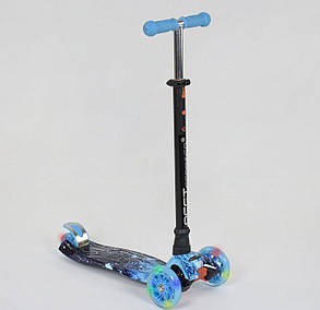Самокат А 24656 /779-1305 MAXI "Best Scooter" (1) пластмасовий, 4 колеса PU, СВІТЛО, фото 2