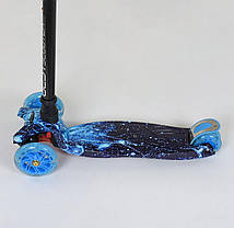 Самокат А 24656 /779-1305 MAXI "Best Scooter" (1) пластмасовий, 4 колеса PU, СВІТЛО, фото 3