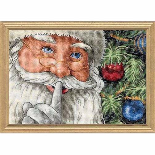 Набір для вишивки хрестом «Секрет Санти» / «santa's Secret» DIMENSIONS Gold Collection Petites