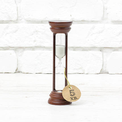 Годинник пісочний на 10 хв. тип 4 вик. 20 d-50 mm h-160 mm, фото 3