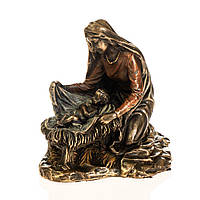 Статуэтка Veronese Божья матерь с младенцем 9х9 см 77338 Мария и Иисус фигурка веронезе