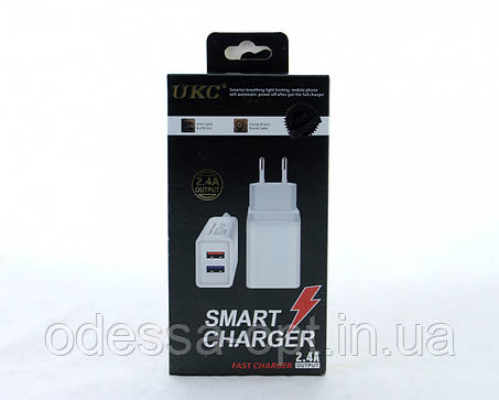 Адаптер на 2 USB з підтримкою Fast Charge AR-001, фото 1