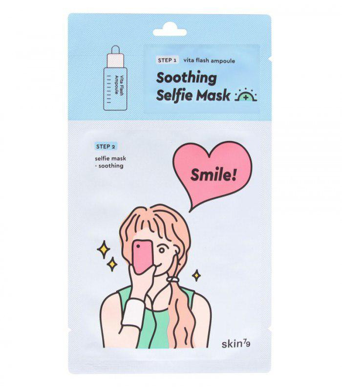 Двофазна заспокійлива маска для обличчя Skin79 Soothing Selfie Mask 27g