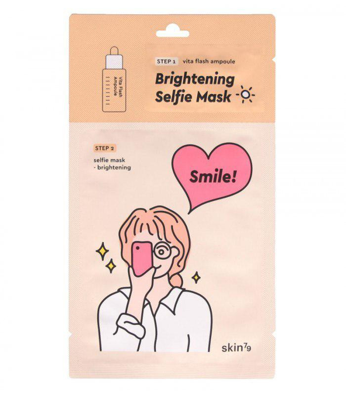 Двофазна очищаюча маска для обличчя Skin79 Brightening Selfie Mask 27g