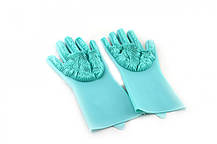 Рукавички для миття посуду із щіткою KITCHEN GLOVES, фото 6