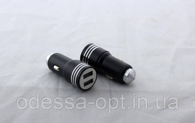 Адаптер CAR (АВТОМОБІЛЬНИЙ) 2 USB Hammer AR68, фото 1