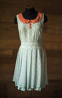 Ніжне плаття бірюзового кольору yumi, розмір l