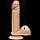 Фалоімітатор Doc Johnson The Realistic Cock 6 inch White - PVC, Vack-U-Lock, діаметр 4,3см Feromon, фото 4