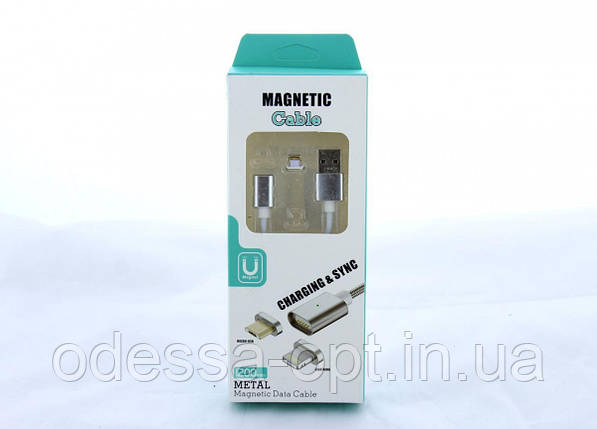 Шнур для моб. magneti lightning магнітний IP AR 50, фото 1