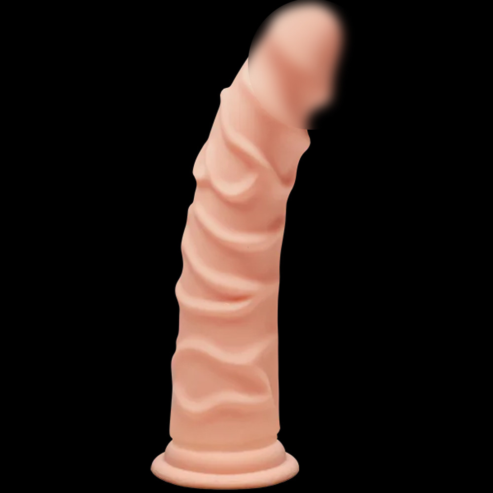 Фалоімітатор Doc Johnson The D - Ragin D - 8 Inch Without Balls - ULTRASKYN, діаметр 5,1см Feromon, фото 1