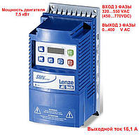 Частотный преобразователь Lenze ESV752N04TXB 7.5 кВт / вход 3ф / выход 3ф
