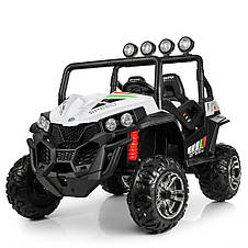Електромобіль джип баггі двомісний Bambi M 3454(2)EBLR-1 (MP3, USB, мотори 4x45W, акум.2x12V7AH), фото 4