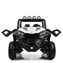 Електромобіль джип баггі двомісний Bambi M 3454(2)EBLR-1 (MP3, USB, мотори 4x45W, акум.2x12V7AH), фото 5