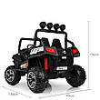 Електромобіль джип баггі двомісний Bambi M 3454(2)EBLR-1 (MP3, USB, мотори 4x45W, акум.2x12V7AH), фото 7
