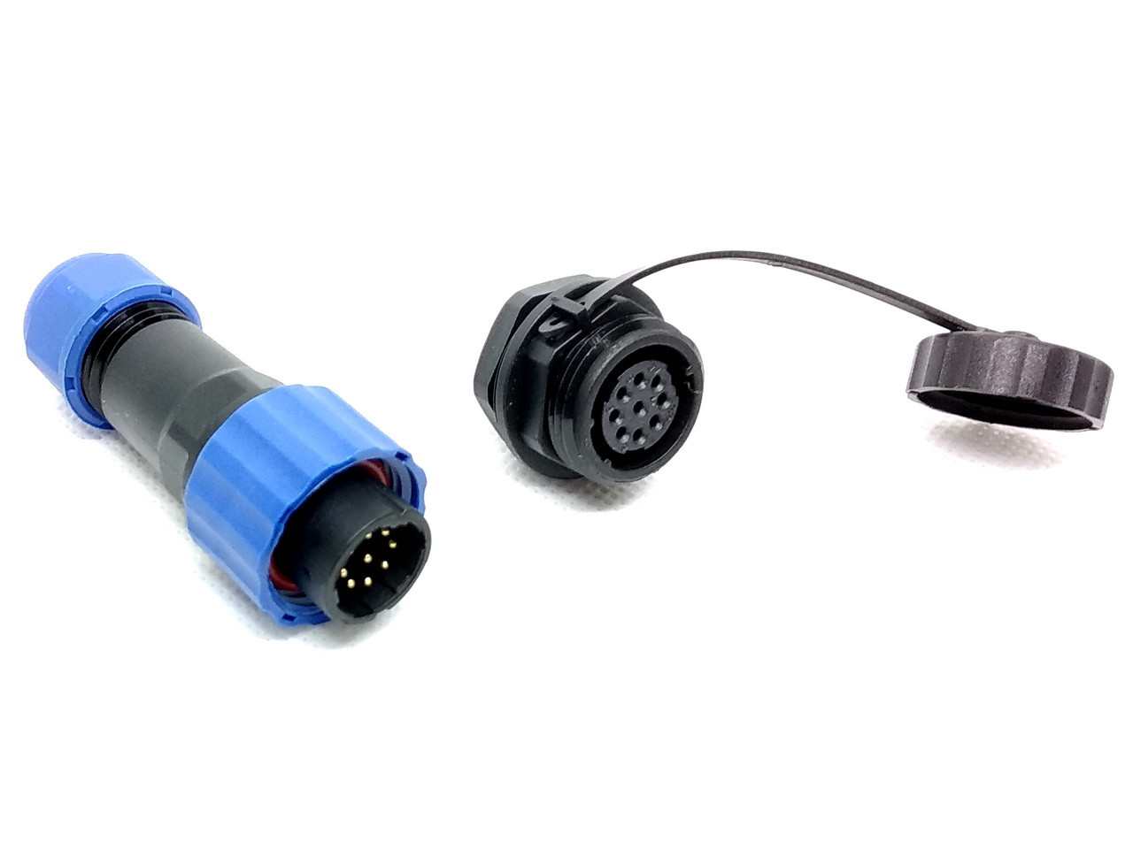 Роз'єм герметичний SP16, 9 pin, IP68 комплект, фото 1