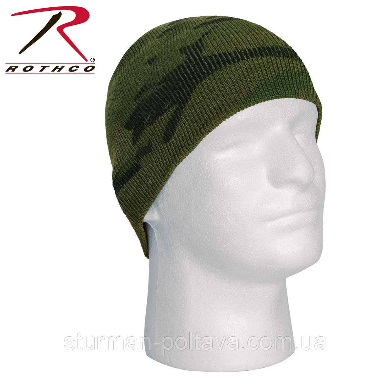 Шапка Rothco камуфляжна без заварота DELUXE WOODLAND CAMO SKULL CAP