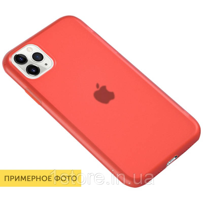 Силіконовий матовий напівпрозорий чохол для Xiaomi Redmi 8a (Червоний/Red)