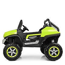 Дитячий електромобіль двомісний джип Mercedes Unimog M 4133EBLR-5 (MP3, SD, USB, мотори 4x35W, ак.12V14A), фото 5
