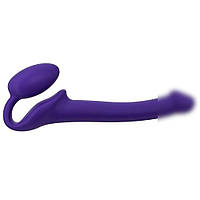 Безремневий страпон Strap-On-Me Violet S, повністю регульований, діаметр 2,7см Feromon