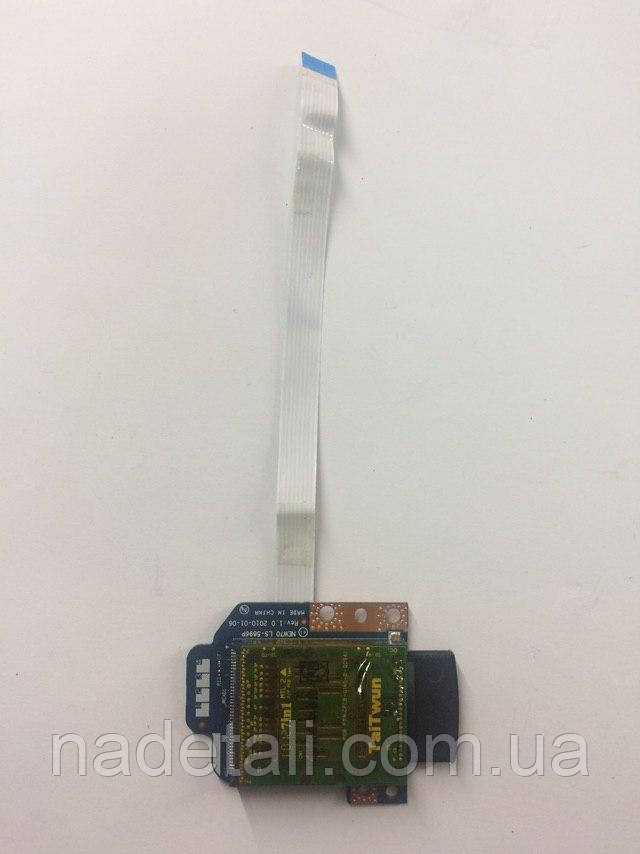 Плата картридер eMachines E640 LS-5896P