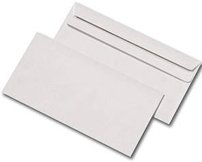 Поштовий конверт DL або Е65, 110 х 220 мм, SK, Євро, від 1 шт.