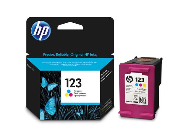 Картридж для HP DeskJet 2130 принтера (кольоровий) оригінальний, стандартної ємності.