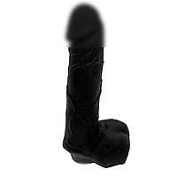 Крафтове мило член із присоскою Чистий Кайф Чорний L ( SO2630 )