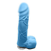 Крафтове мило член з присоскою Чистий Кайф Блакитний S (SO4796)