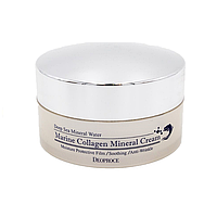 Мінеральний крем із морським колагеном Deoproce Marine Collagen Mineral Cream