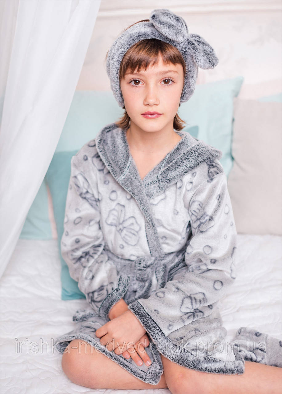 Стильний Халатик Eirena Nadine (46-529) зріст 146 сірий Silver