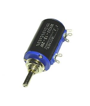 Резистор змінний багатообертовий WXD3-13-2W-1.0K 1,0КОм L-20мм, Bochen