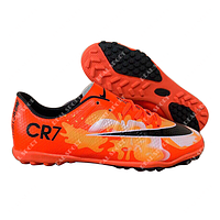 Футбольні бампи (сороконіжки) Nike Mercurial CR7 U285-2 Orange, р. 36-41