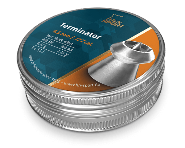 Кулі для пневматики H&N Terminator 0.47 г (400 шт.)
